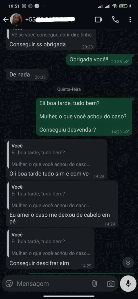 Reação real de jogador